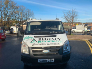 2009 Ford Transit 350 Cc Drw in White — image 3