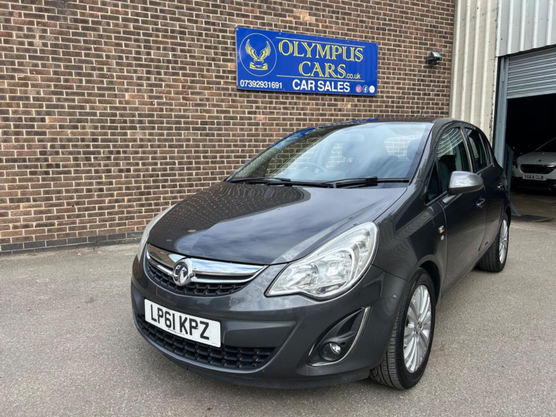 2012 Vauxhall Corsa 1.2 16v Excite Euro 5 5dr (a/c) in Grey — image 1