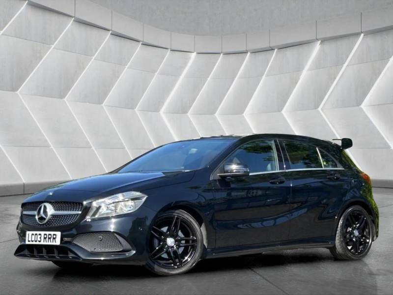 2017 Mercedes-Benz A Class 1.6 A160 Amg Line (executive) 7g-Dct Euro 6 (s/s) 5dr in Black — image 1