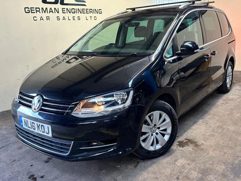 2016 Volkswagen Sharan 2.0 Tdi Bluemotion Tech Se Nav Euro 6 (s/s) 5dr in Black — image 1