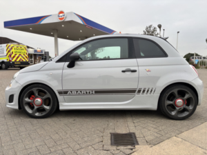 2014 Abarth 595c 1.4 Abarth Convertible S1 1.4 Tjet 160bhp Competizione in Grey — image 4