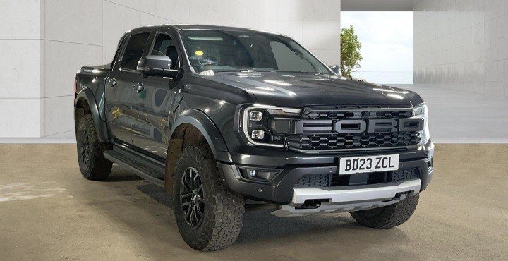 2023 Ford Ranger 3.0 Ranger Raptor Raptor Double Cab 3.0l Ecoboost V6 292ps 4WD Ft 10 Speed Automatic in Grey — image 1