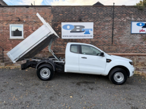 2018 Ford Ranger 2.2 Ranger Xl 4x4 Extra Cab Tipper Dropside Tdci 4WD 5dr in White — image 2