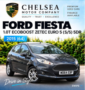 2015 Ford Fiesta 1.0t Ecoboost Zetec Euro 5 (s/s) 5dr in Grey — image 2