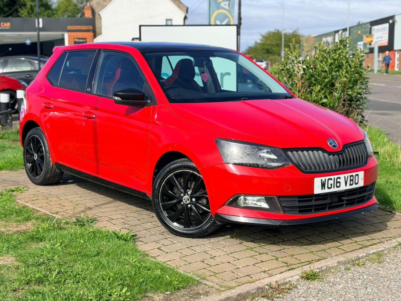 2016 Skoda Fabia 1.2 Tsi Monte Carlo Euro 6 (s/s) 5dr in Red — image 1