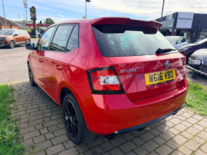 2016 Skoda Fabia 1.2 Tsi Monte Carlo Euro 6 (s/s) 5dr in Red — image 2