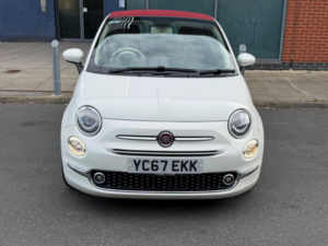 2017 Fiat 500c 0.9 Twinair Lounge Euro 6 (s/s) 2dr in White — image 3