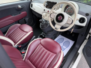 2017 Fiat 500c 0.9 Twinair Lounge Euro 6 (s/s) 2dr in White — image 4