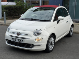 2017 Fiat 500c 0.9 Twinair Lounge Euro 6 (s/s) 2dr in White — image 5