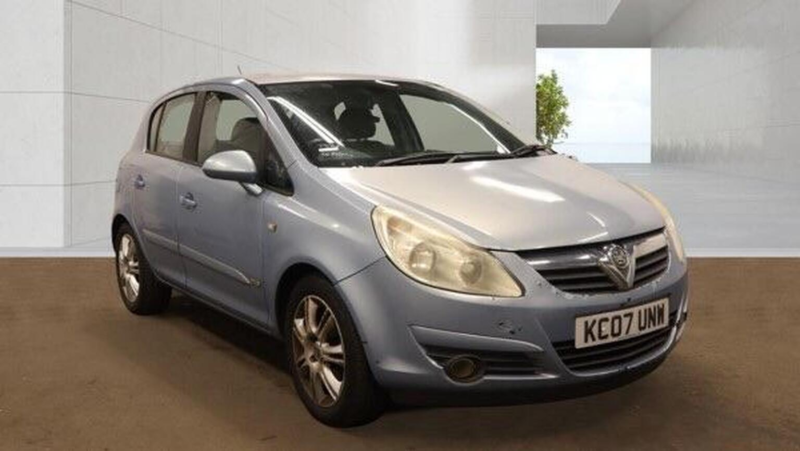 2007 Vauxhall Corsa 1.2i 16v Design 5dr (a/c) in Blue — image 1