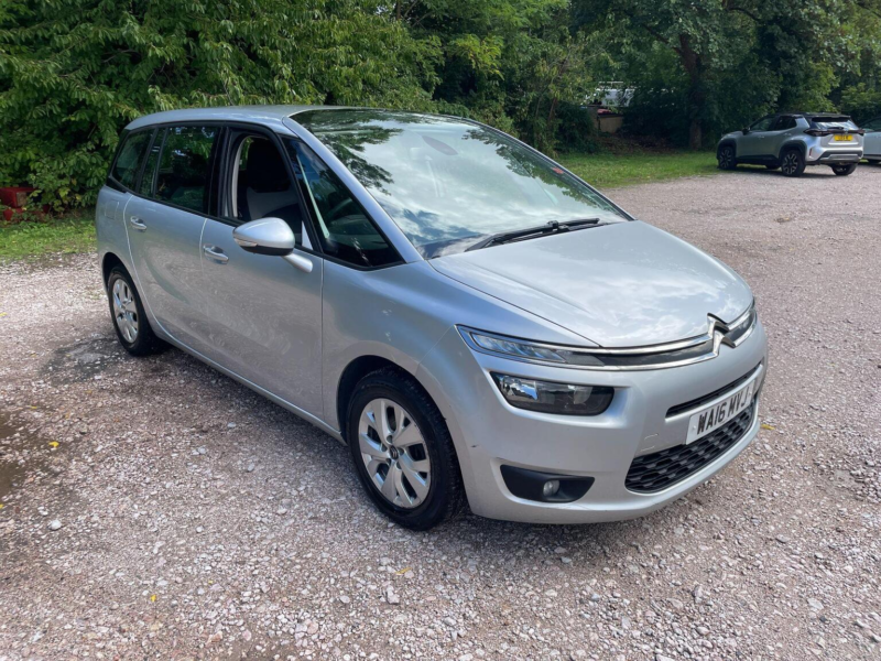 2016 Citroen Grand C4 Picasso 1.6 Bluehdi Vtr+ Euro 6 (s/s) 5dr in Silver — image 1