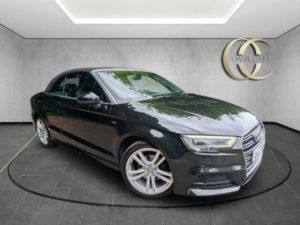 2017 Audi A3 Cabriolet 1.4 Tfsi Cod S Line S Tronic Euro 6 (s/s) 2dr in Black — image 4