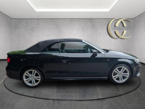 2017 Audi A3 Cabriolet 1.4 Tfsi Cod S Line S Tronic Euro 6 (s/s) 2dr in Black — image 5