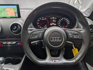 2017 Audi A3 Cabriolet 1.4 Tfsi Cod S Line S Tronic Euro 6 (s/s) 2dr in Black — image 6