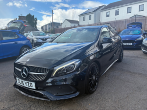 2016 Mercedes-Benz A Class 1.5 A180d Amg Line (premium) Hatchback 5dr Diesel Manual Euro 6 (s/s) (109 Ps) in Black — image 2