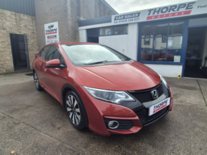 2015 Honda Civic 1.4 I-Vtec Se Plus in Red — image 2