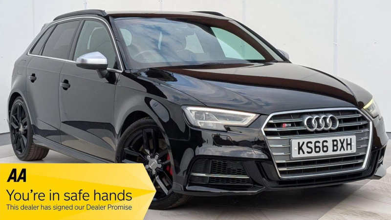 2016 Audi S3 2.0 Tfsi Sportback S Tronic Quattro Euro 6 (s/s) 5dr in Black — image 1