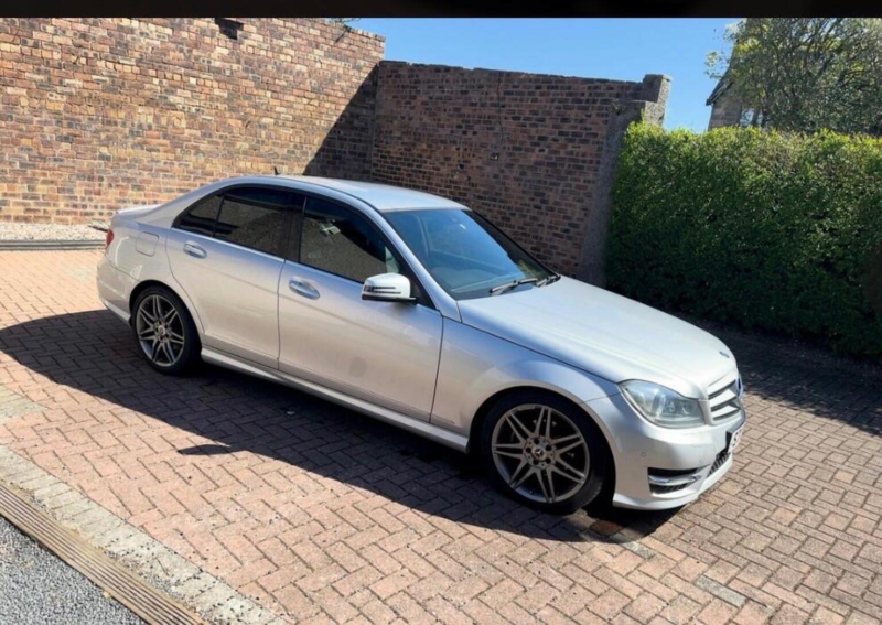 2013 Mercedes-Benz C Class 2.1 C220 Cdi Blueefficiency Amg Sport Plus G-Tronic+ Euro 5 (s/s) 4dr in Silver — image 1