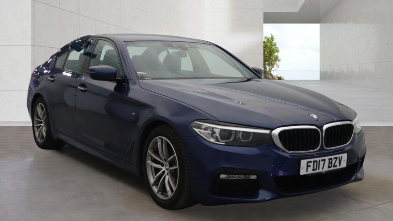 2017 BMW 5 Series 2.0 520d M Sport Auto Euro 6 (s/s) 4dr in Blue — image 1