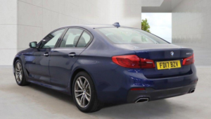 2017 BMW 5 Series 2.0 520d M Sport Auto Euro 6 (s/s) 4dr in Blue — image 3