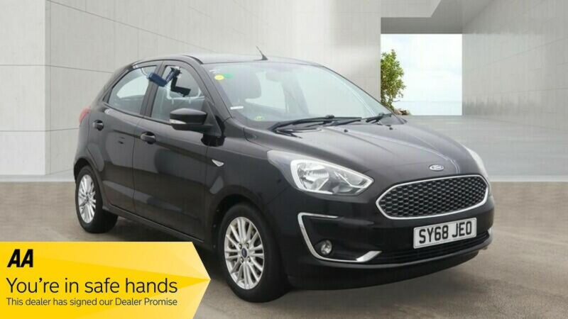 2018 Ford Ka+ 1.2 Ti-Vct Zetec Euro 6 (s/s) 5dr in Black — image 1