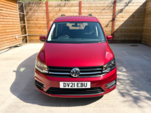 2021 Volkswagen Caddy Life 3 SEAT Auto Wheelchair Accessible Disabled Access Vehicle Wav in Red — image 6