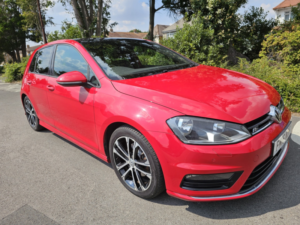 2016 Volkswagen Golf 2.0 Tdi Bluemotion Tech R-Line in Red — image 2