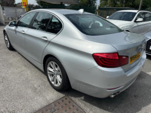 2014 BMW 5 Series 2.0 520d Se Auto Euro 6 (s/s) 4dr in Silver — image 4