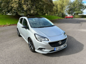 2018 Vauxhall Corsa 1.4i Ecotec Sri Vx Line Nav Black Hatchback 5dr Petrol Manual Euro 6 (90 Ps) in Silver — image 2