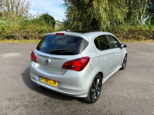 2018 Vauxhall Corsa 1.4i Ecotec Sri Vx Line Nav Black Hatchback 5dr Petrol Manual Euro 6 (90 Ps) in Silver — image 4