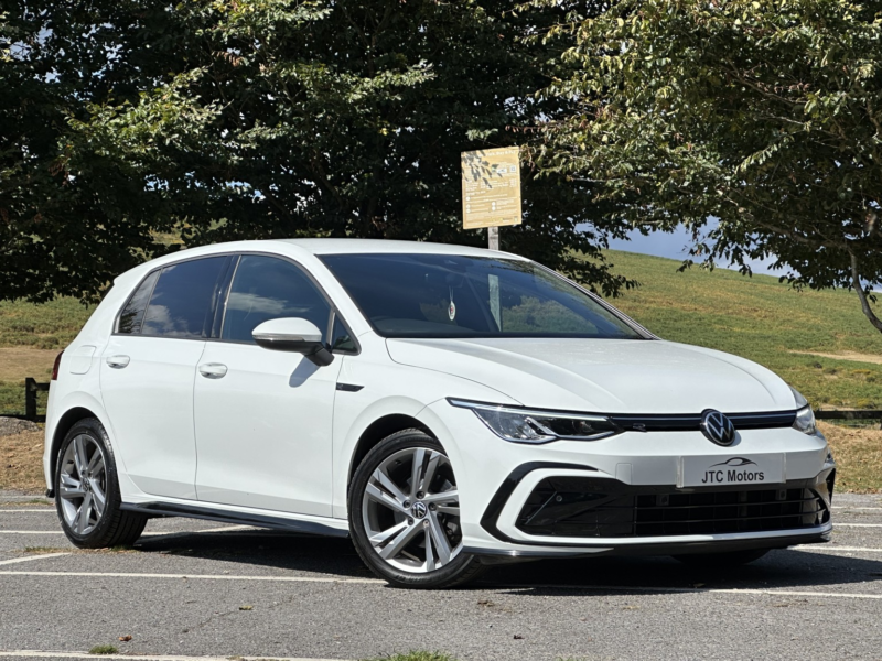 2020 Volkswagen Golf 1.5 Tsi 150 R-Line 5dr Man, White, Petrol + Great History in White — image 1