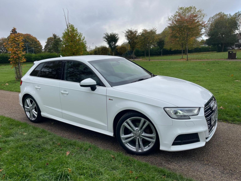 2016 Audi A3 1.4 Tfsi Cod S Line Sportback Euro 6 (s/s) 5dr in White — image 1