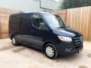 2021 Mercedes-Benz Sprinter 4 SEAT Auto Driver Transfer Wheelchair Accessible Disabled Access Vehicle Wav in Blue — image 3