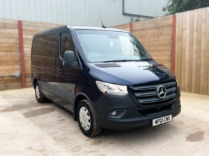 2021 Mercedes-Benz Sprinter 4 SEAT Auto Driver Transfer Wheelchair Accessible Disabled Access Vehicle Wav in Blue — image 5