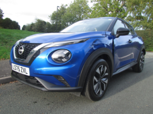 2025 Nissan Juke 1.0 Dig-T Acenta Premium - Damaged Cat S - Drive Away in Blue — image 3