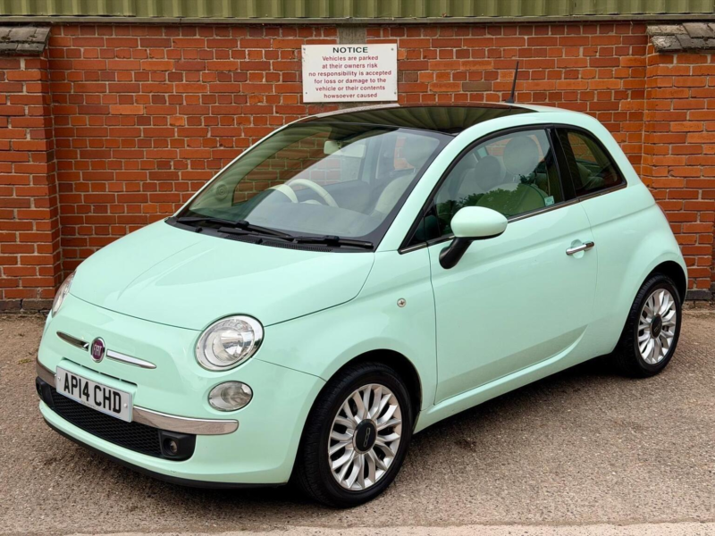 2014 Fiat 500 1.2 Lounge Euro 6 (s/s) 3dr in Green — image 1