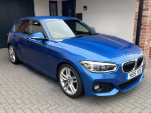 2015 BMW 1 Series 2.0 120d M Sport Hatchback 5dr Diesel Auto Euro 6 (s/s) (190 Ps) in Blue — image 3