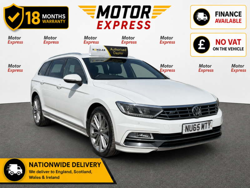 2015 Volkswagen Passat 2.0 Tdi Bluemotion Tech R-Line in White — image 1