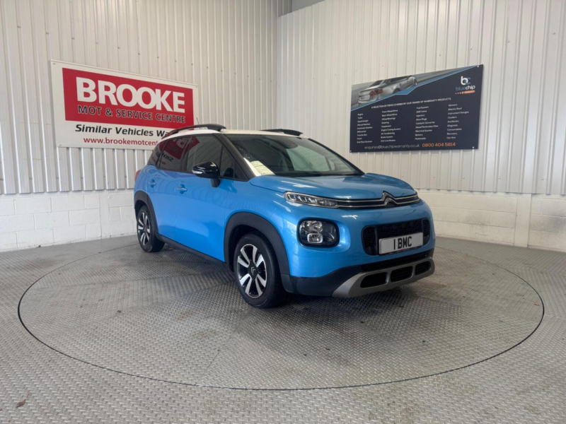 2018 Citroen C3 Aircross 1.2 Puretech Flair Euro 6 5dr in Blue — image 1