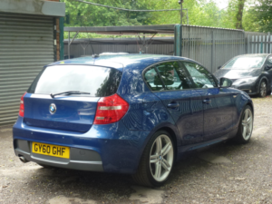 2010 BMW 1 Series 2.0 118d M Sport Hatchback 5dr Diesel Steptronic Euro 5 (143 Ps) in Blue — image 4