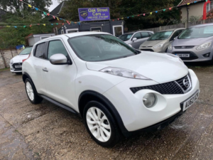 2012 Nissan Juke 1.6 Dig-T Shiro Euro 5 5dr in White — image 3