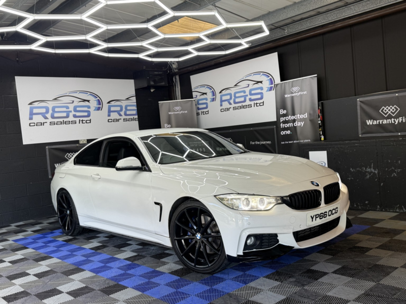 2016 BMW 4 Series 2.0 420d M Sport Coupe in White — image 1