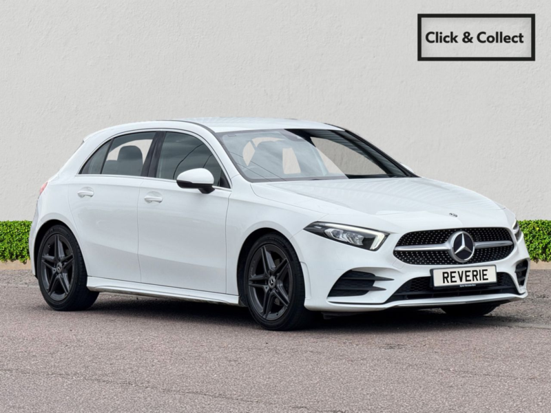 2019 Mercedes-Benz A Class 1.3 A180 Amg Line Hatchback 5dr Petrol 7g-Dct Euro 6 (s/s) (136 Ps) in White — image 1
