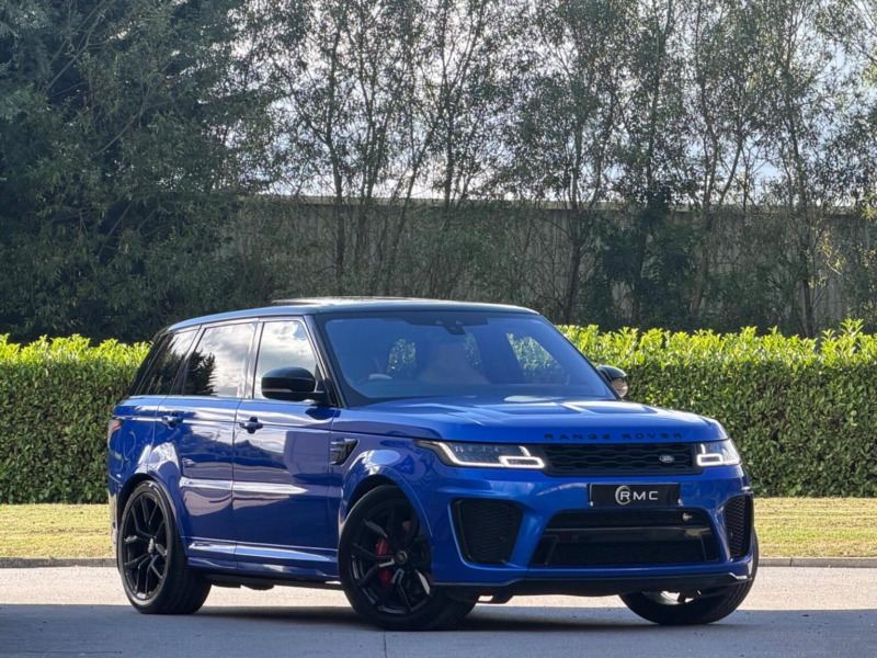 2019 Land Rover Range Rover Sport 5.0 P575 V8 Svr Auto 4WD Euro 6 (s/s) 5dr in Blue — image 1