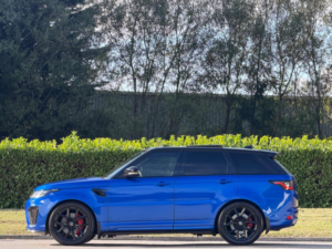 2019 Land Rover Range Rover Sport 5.0 P575 V8 Svr Auto 4WD Euro 6 (s/s) 5dr in Blue — image 4