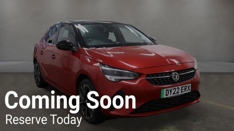 2022 Vauxhall Corsa Electric 50kwh Elite Premium Hatchback 5dr Electric Auto (136 Ps) in Red — image 1