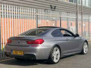 2012 BMW 6 Series 3.0 640d M Sport Steptronic Euro 5 (s/s) 2dr in Grey — image 3