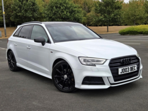 2019 Audi A3 1.6 Tdi 30 Black Edition Sportback S Tronic Euro 6 (s/s) 5dr in White — image 2