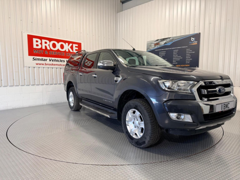 2018 Ford Ranger 2.2 Tdci Limited 1 4WD Euro 5 (s/s) 4dr (eco Axle) in Grey — image 1