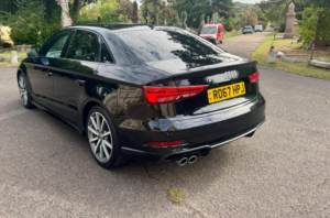 2017 Audi A3 2.0 Tfsi Black Edition S Tronic Euro 6 (s/s) 4dr in Black — image 3